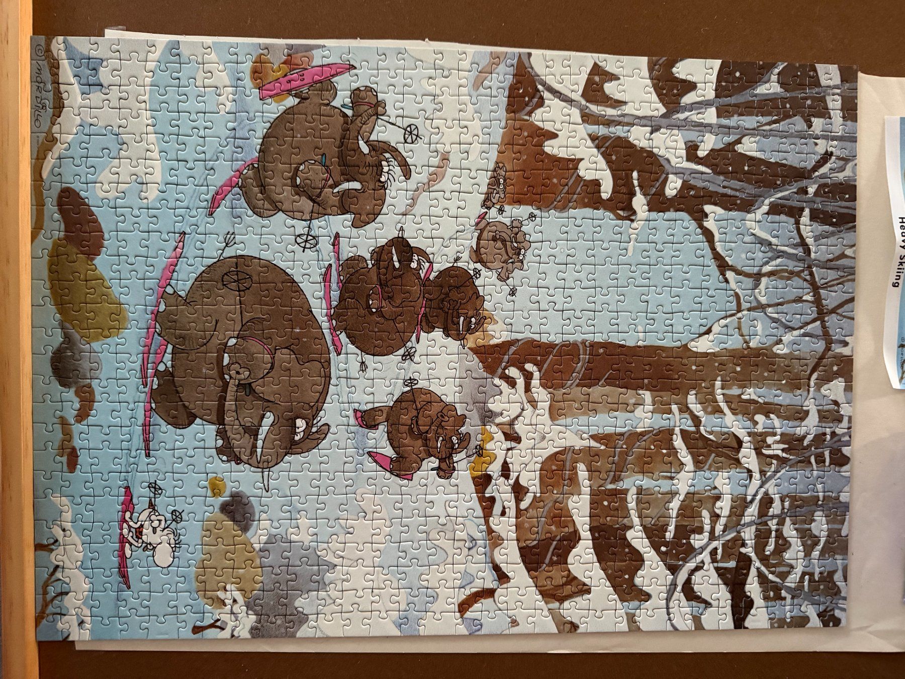 Heye Puzzles: Mordillo Heavy Skiing Puzzle – D'occasion à Dürnten par puumies 4