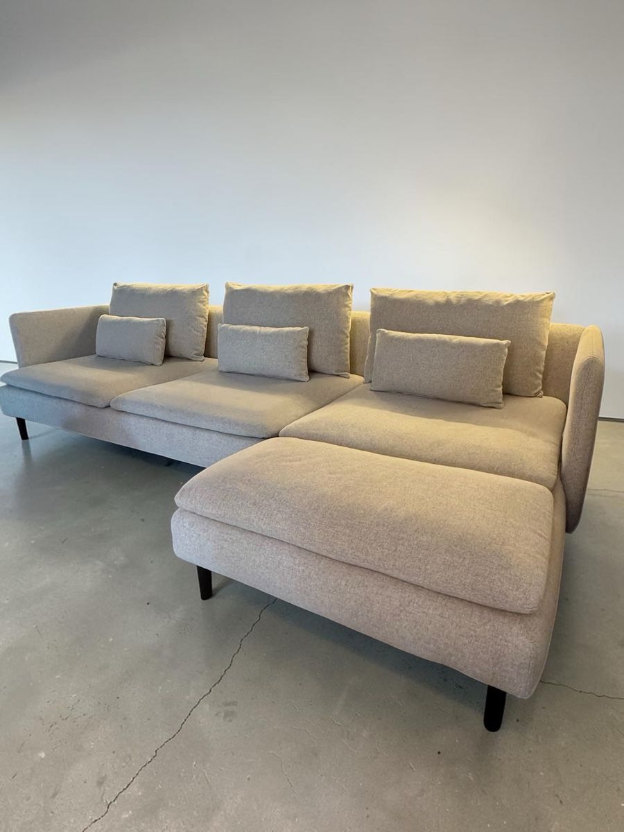 Sofas: Ecksofa Pasatell-Silber mit Gratis Lieferung – D'occasion à Fehraltorf par Sofalab.swiss 3