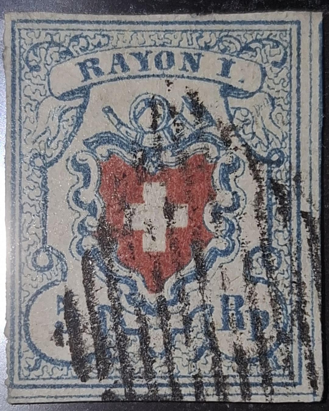 Alle Briefmarken: Rayon 17II Typ 23 C2 - RO Kat. 200.- – Gebraucht aus Balgach von SIMEON27