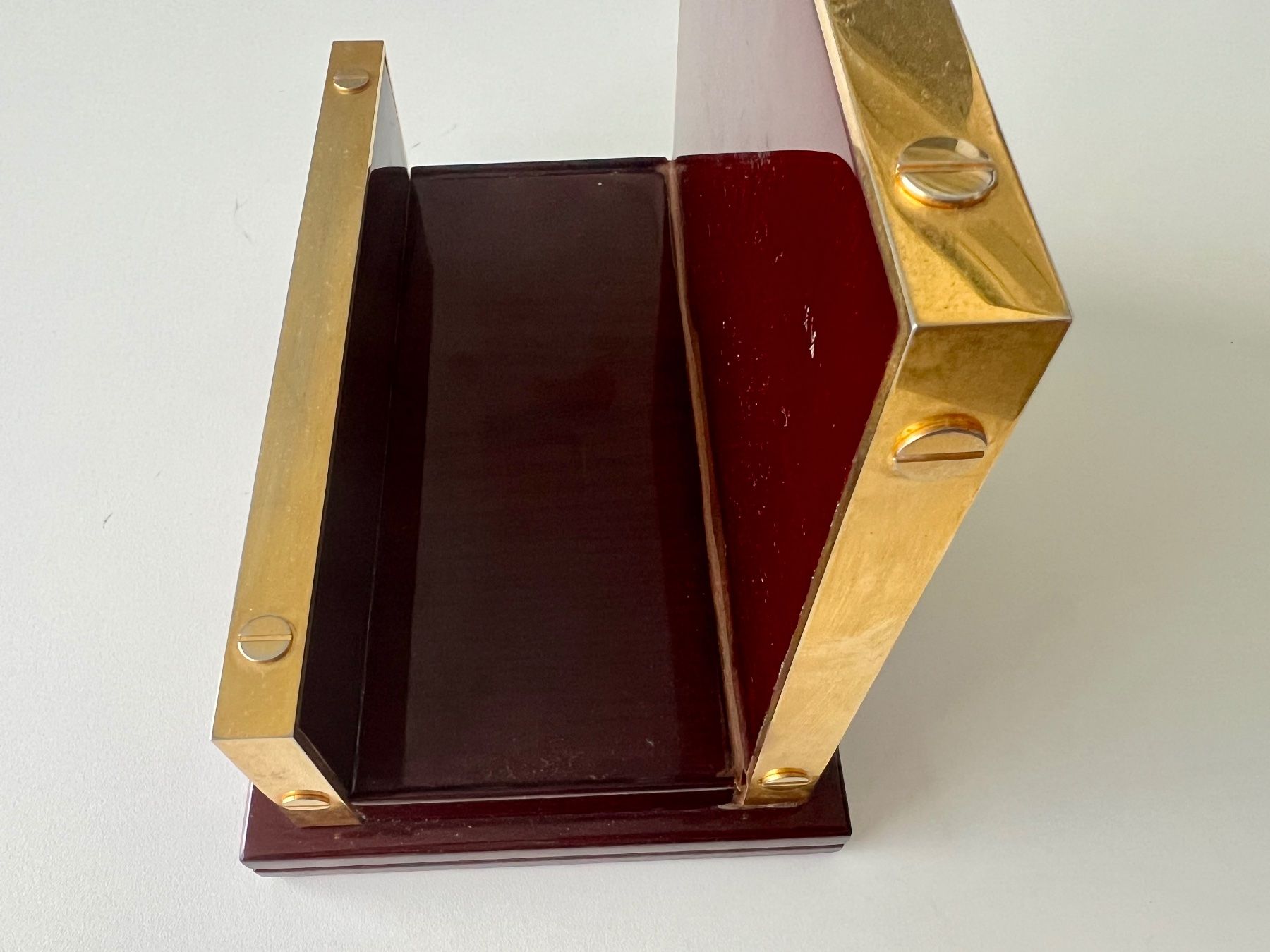 Ulysse Nardin Orologi: ULYSSE NARDIN original precious wood & brass document holder – Usato da Mont-sur-Lausanne venduto da vmi_ym5l 4