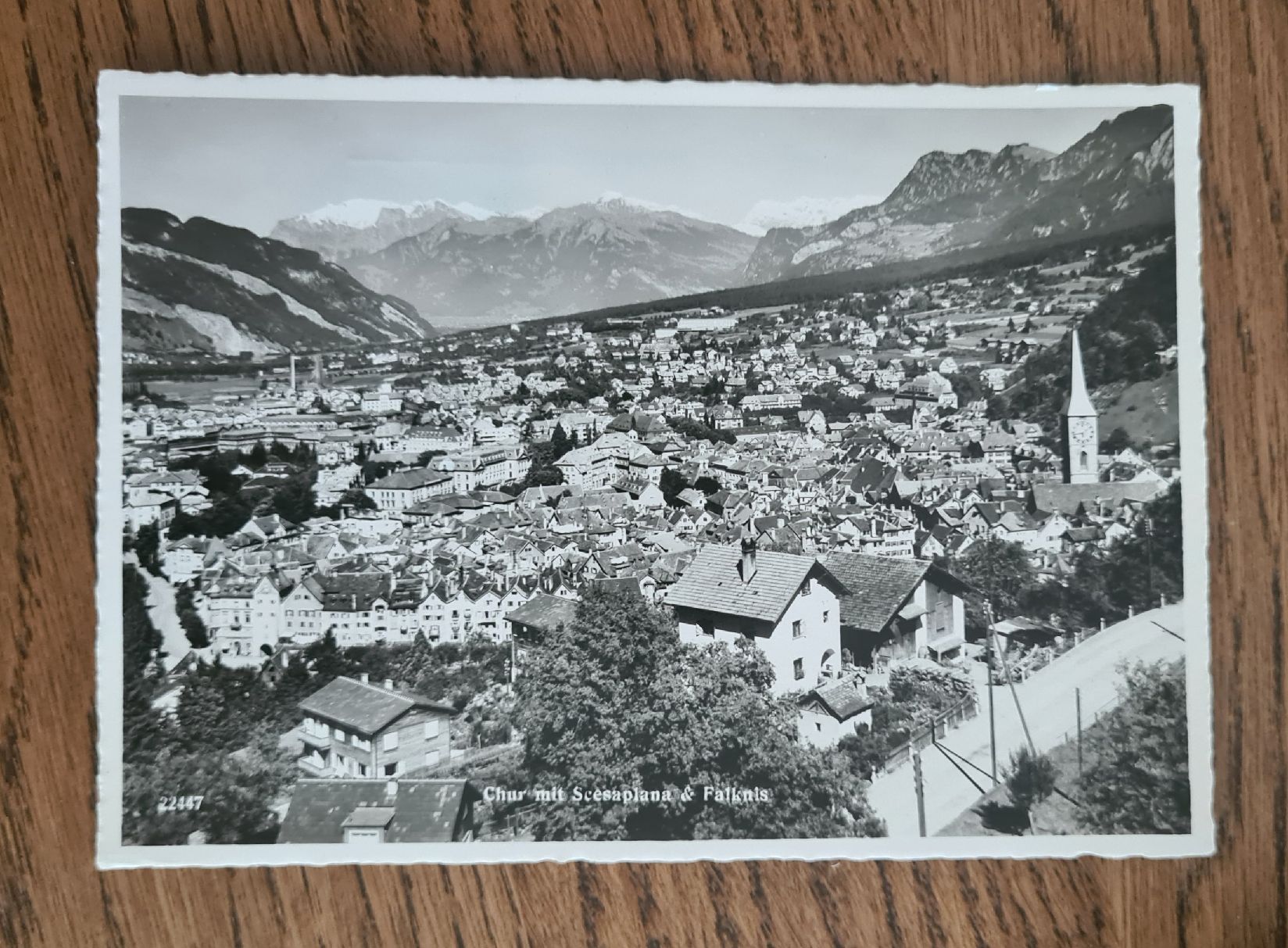 Cartoline postali: Chur mit Silvaplana 1960 – Usato da Ebikon venduto da Donar50