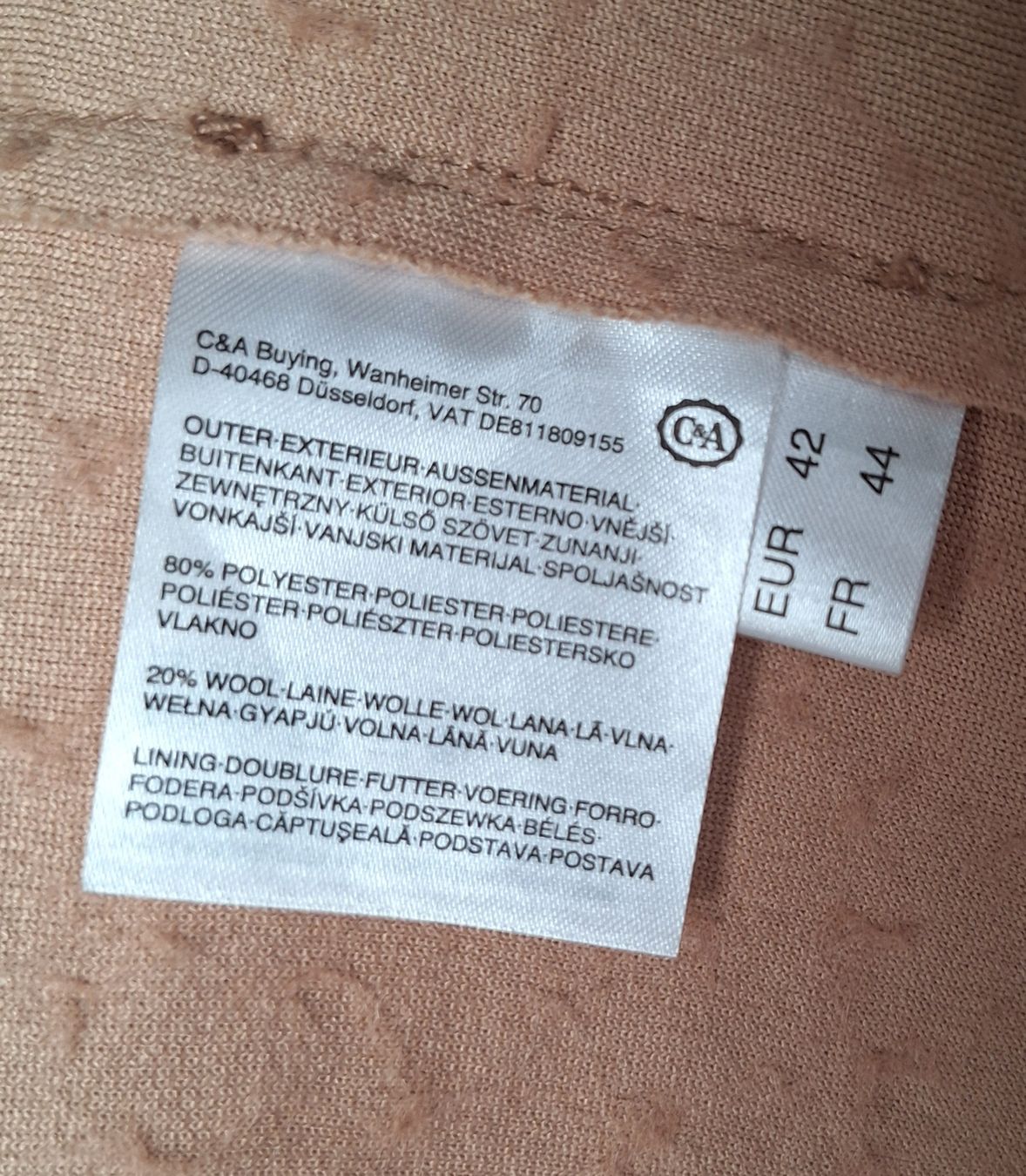 C&A Cappotti: Wollmantel – Usato da Bern venduto da han_cla 4