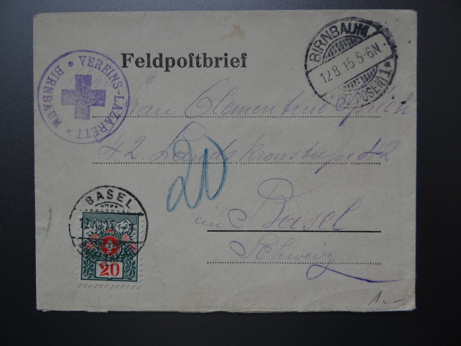Tutti i francobolli: Feldpostkarte nach Budapest + Feldpostbrief ab CHF 1.-- – Usato da Kriens venduto da Na4 1