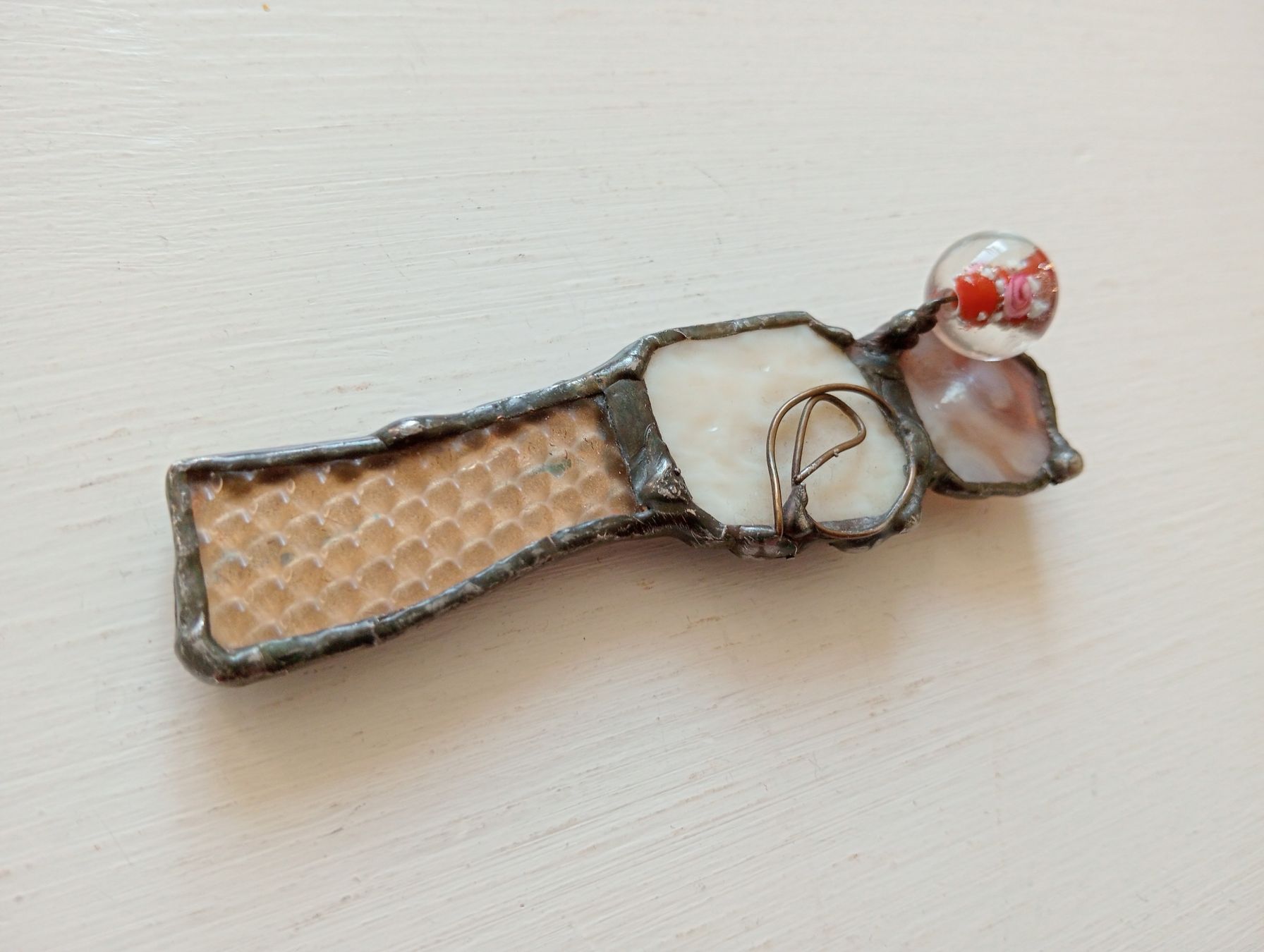 Broches & Aiguilles: Handgefertigte Brosche Tiffany-Stil mit Keramik – D'occasion à Allschwil par Evgeniia78