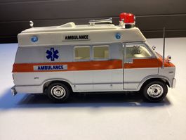 Modellauto "DODGE VAN AMBULANCE“ Polistil Italy Mst.1:34 RAR