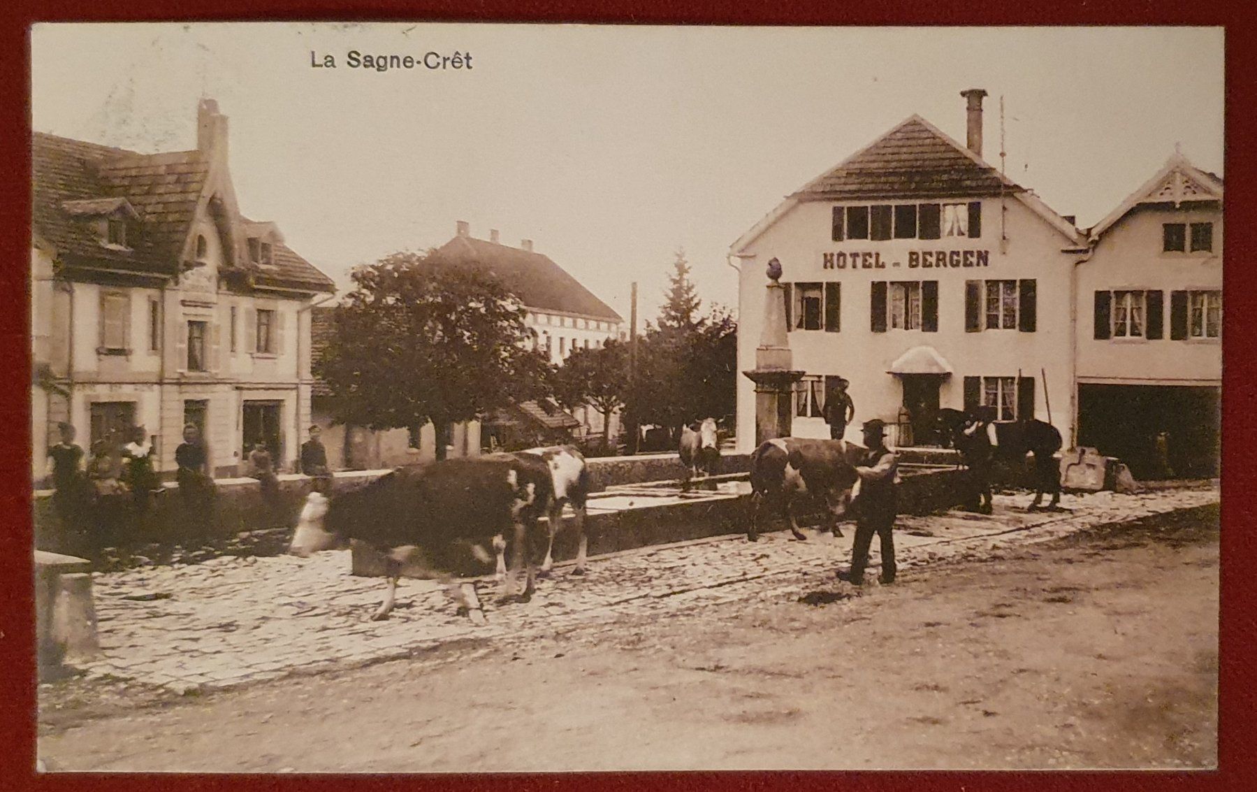 Cartoline postali: La Sagne - Crêt 1921, belebt – Usato da Kreuzlingen venduto da Rschweiz1