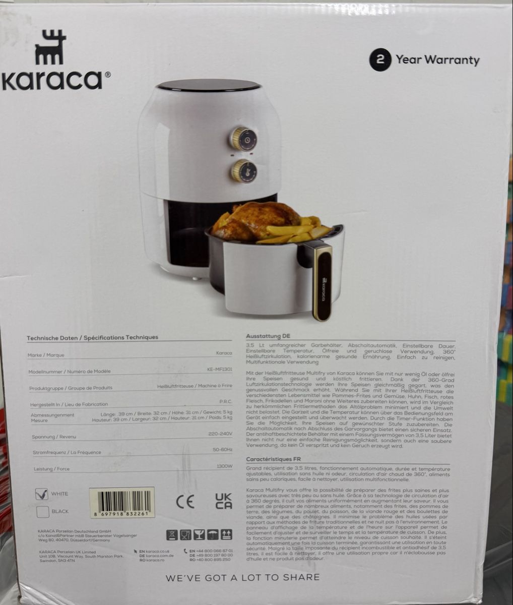 Küchengeräte: Heissluftfritteuse Karaca Multifry 3.5 Liter Neu – Neu und originalverpackt aus Matzingen von Selsen 1