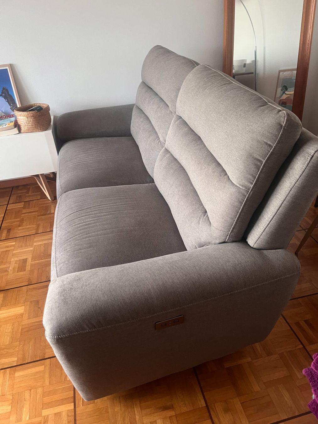 Divani: Canapé Knut, gris, 2 places, motorisé. – Usato da Corsier-sur-Vevey venduto da Isabellel03 1