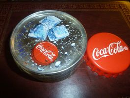 Coca Cola Untersetzer Metall-Flaschenöffner