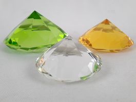 Glaskristalle in div. Farben