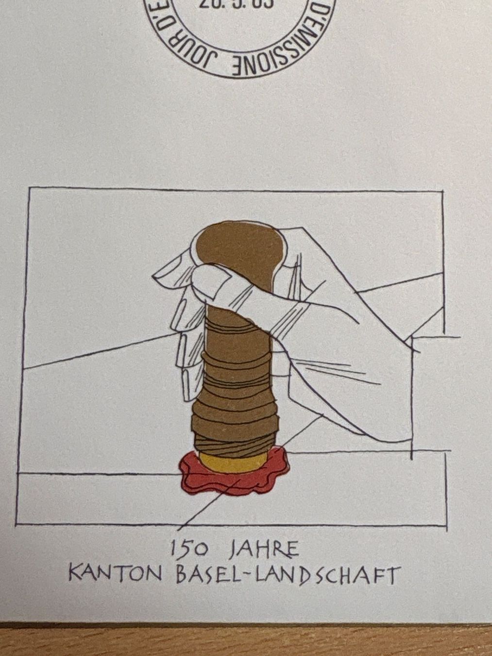 Alle Briefmarken: 150 Jahre Kanton Basel-Landschaft, 1983! – Gebraucht aus Ibach von lisch3 3