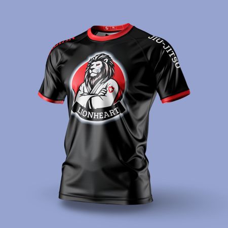 T-shirt compression sport noir Lionheart – fitness Legacy