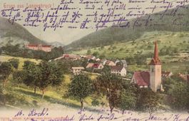 Langenbruck  BL   -    Dorfpartie      um  1 9 0 3