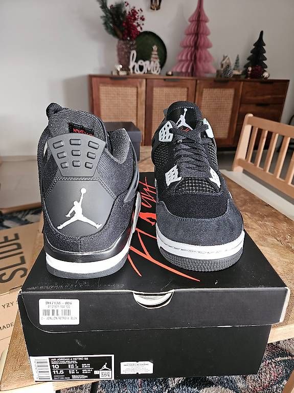 Herrenschuhe: Jordan 4 Canvas US 10 – Gebraucht aus Oberentfelden von pun_d7vt