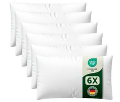 6 Kissen Füllkissen Innenkissen Sofakissen 30x50cm Weiss