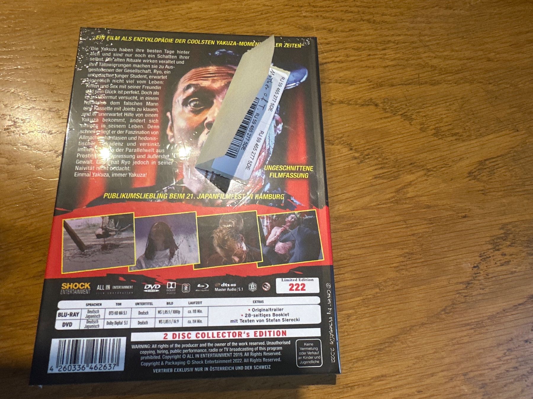 Tutti i DVDs: Unfinished Shock Entertainment Mediabook – Nuovo e nell'imballaggio originale da Benken ZH venduto da Audi-erich 1