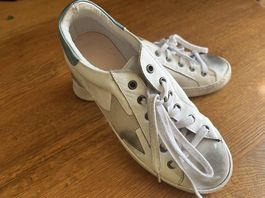 WEISSE SNEAKERS ÄHNLICH WIE GOLDEN GOOSE