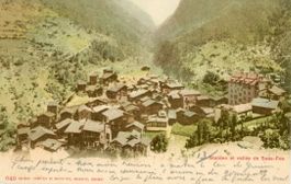 Stalden  VS   am Eingang ins Saas-Tal      um 1902