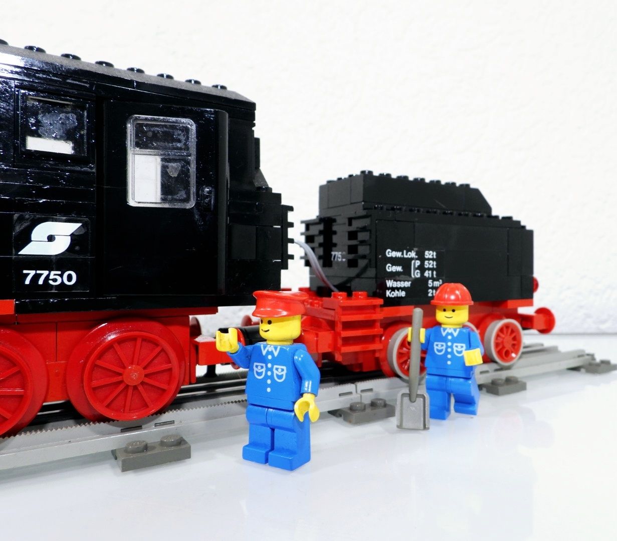 Lego Kit di costruzioni: LEGO 12 VOLT EISENBAHN 7750 GROSSE DAMPFLOK MIT TENDER – Usato da Turbenthal venduto da Ddanuh 6