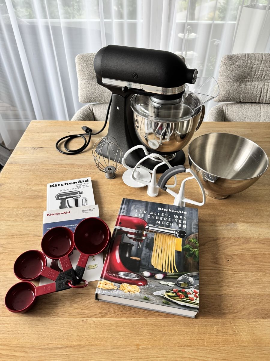 Kitchenaid Elettrodomestici da cucina: KitchenAid Artisan Schwarz, grosses Set – Nuovo (secondo la descrizione) da Einsiedeln venduto da Gunnar1000 9