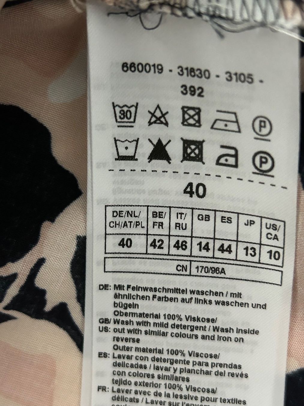 Gerry Weber Camicette: Gerry Weber Sommerbluse, Gr.40, Viskose – Usato da Horn venduto da Resvi 3