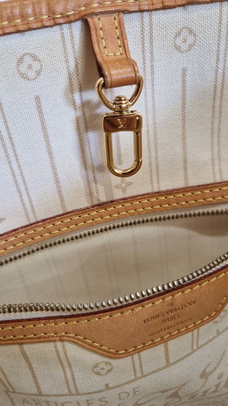 Louis Vuitton Borse da donna: Neverfull Mm Louis vuitton damier azur – Usato da Corteglia venduto da ila_kz6b 6