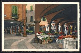 AK Lugano, Portici di via Pessina, 1937