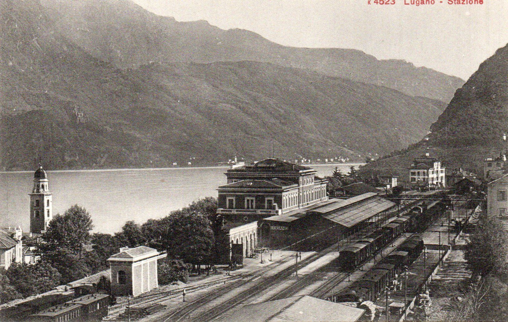 Cartoline postali: Lugano - Stazione – Nuovo (secondo la descrizione) da Melano venduto da pisonsdro