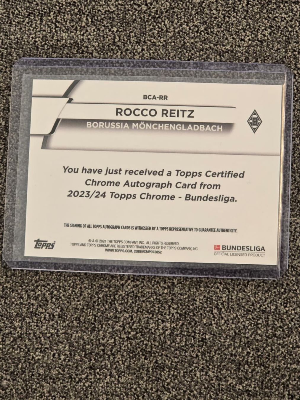 Topps Sammelbilder & Trading cards: Topps Set Nummeriert+Autogramm, Pacho, Reitz, Villa – Neu (gemäss Beschreibung) aus Uzwil von Dkcryp 7