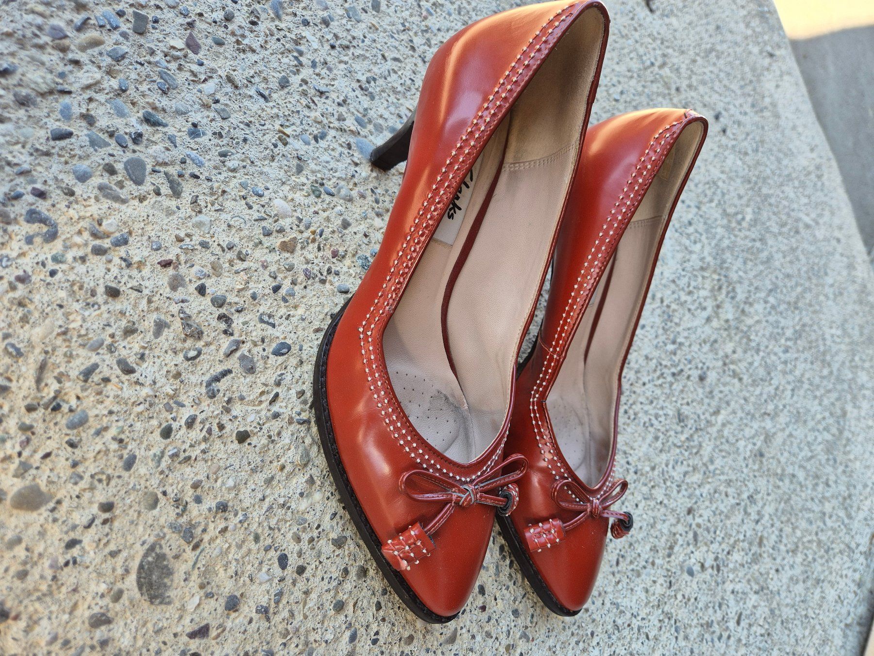 Scarpe da donna: Clarks Damenschuhe orange Grösse 38 – Usato da Bassersdorf venduto da Ubrunu 3