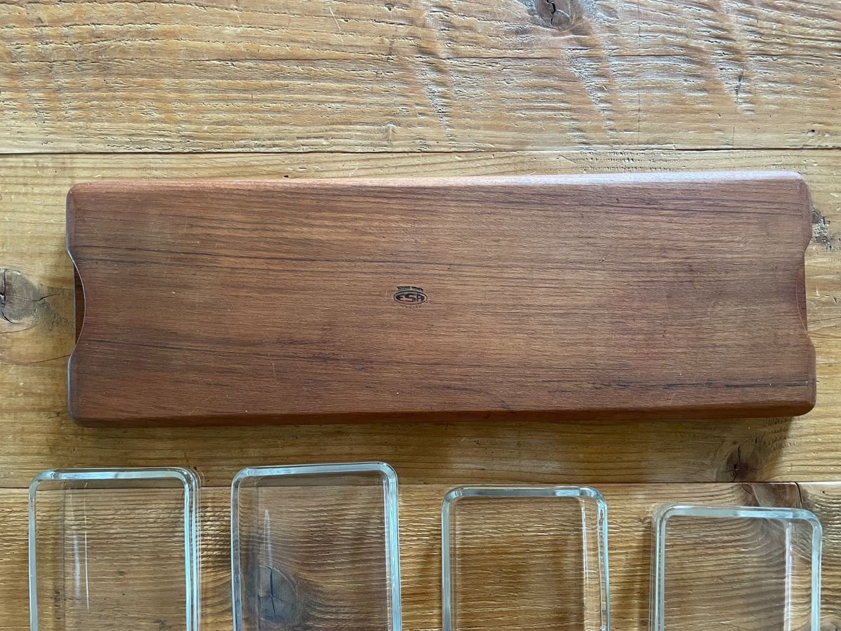 Piatti di portata: Vintage Tablet Teak Aperitif-Set  – Usato da Biel/Bienne venduto da Jilo 7