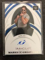 Panini Immaculate WWE Mansoor on Card Autogramm 56/99