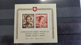 1941 Pro Juventute Block Postfrisch