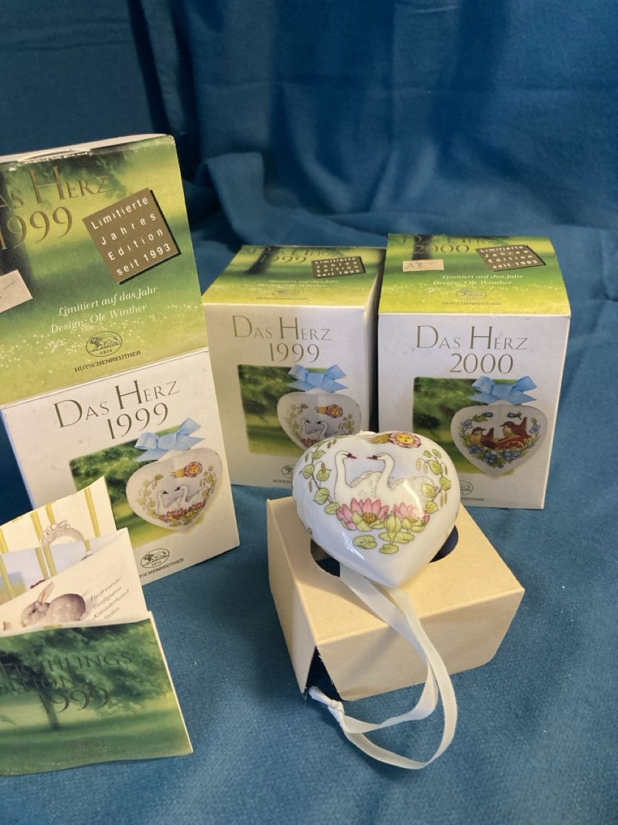 Hutschenreuther Tutte le decorazioni: Herz – Nuovo e nell'imballaggio originale da Schwanden GL venduto da bait04