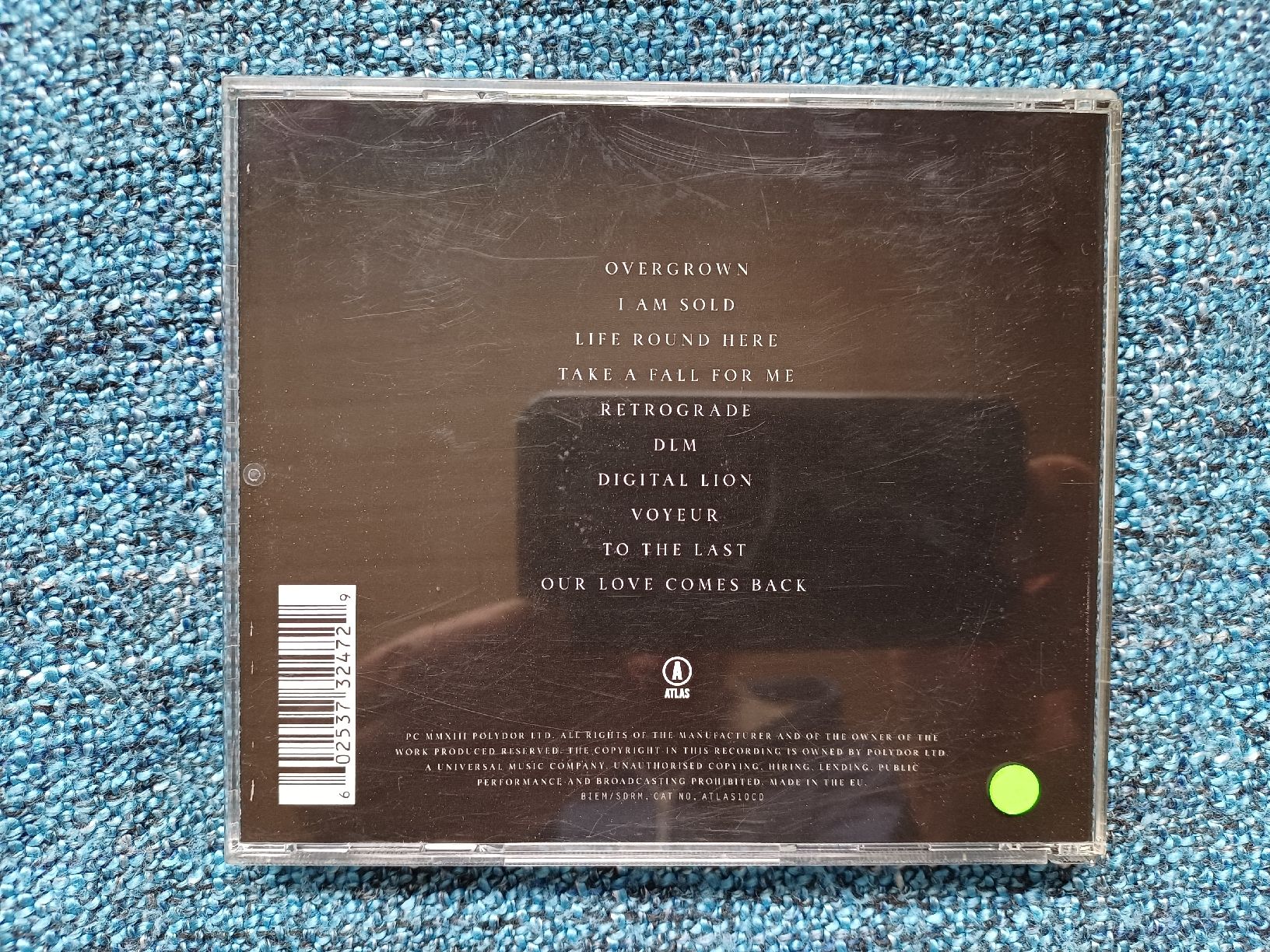 CDs: James Blake "Overgrown" CD – Gebraucht aus Begnins von Drastic-Sound 1