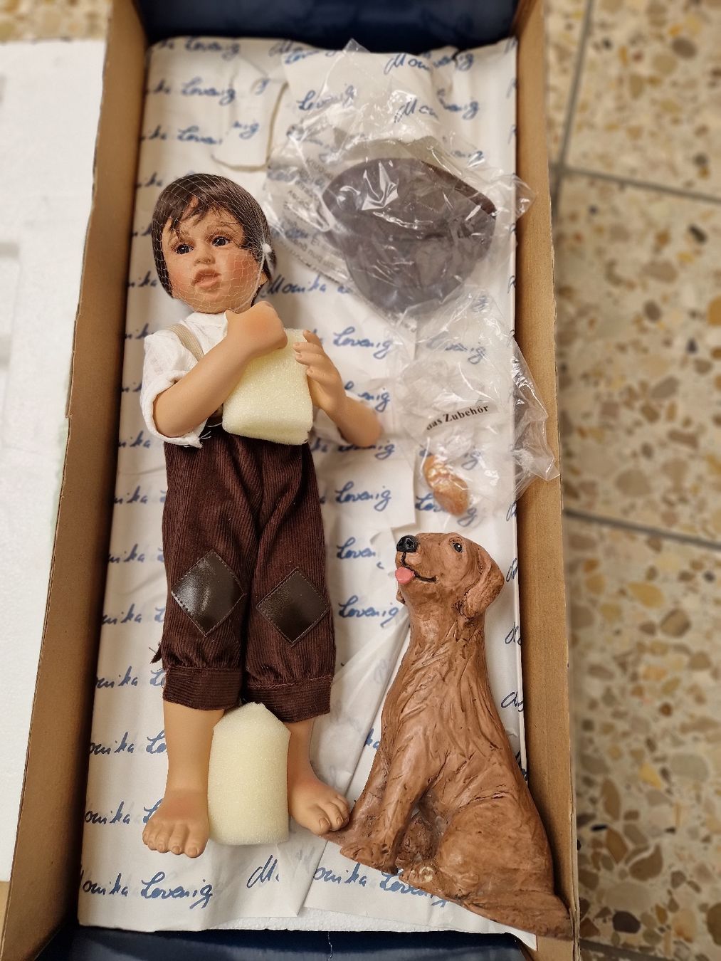 Bambole: Wunderschöne Künstlerpuppe Master Piece Gallery, neuwertig – Nuovo e nell'imballaggio originale da Etzwilen venduto da mue_mm76