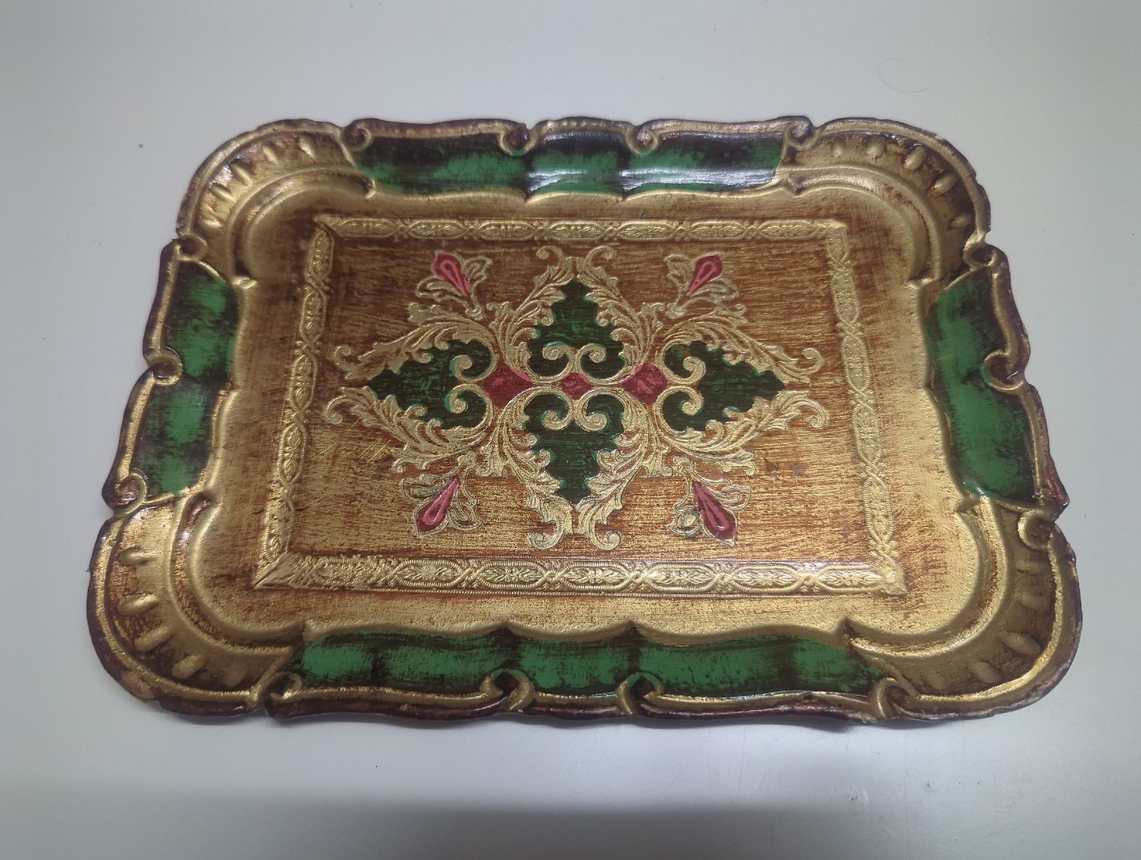 Plateaux: Vintage Florentiner Tablett – D'occasion à Wauwil par MEC-NET