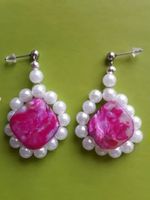 Ohrstecker Perlmut pink