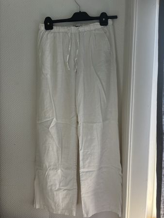 Pantalon fluide blanc