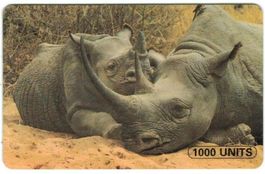 Telefonkarte Tanzania TAN-TT-02 Nashorn