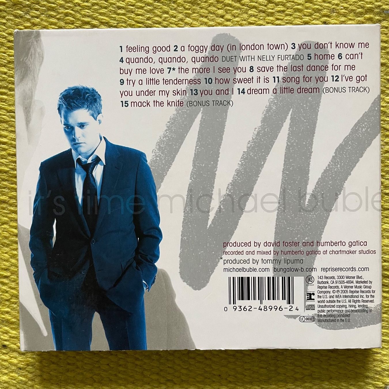 CDs: MICHAEL BUBLÉ-IT‘S TIME SPECIAL EDI (DIGIPACK) – Gebraucht aus Rorschacherberg von CD-Roli 1