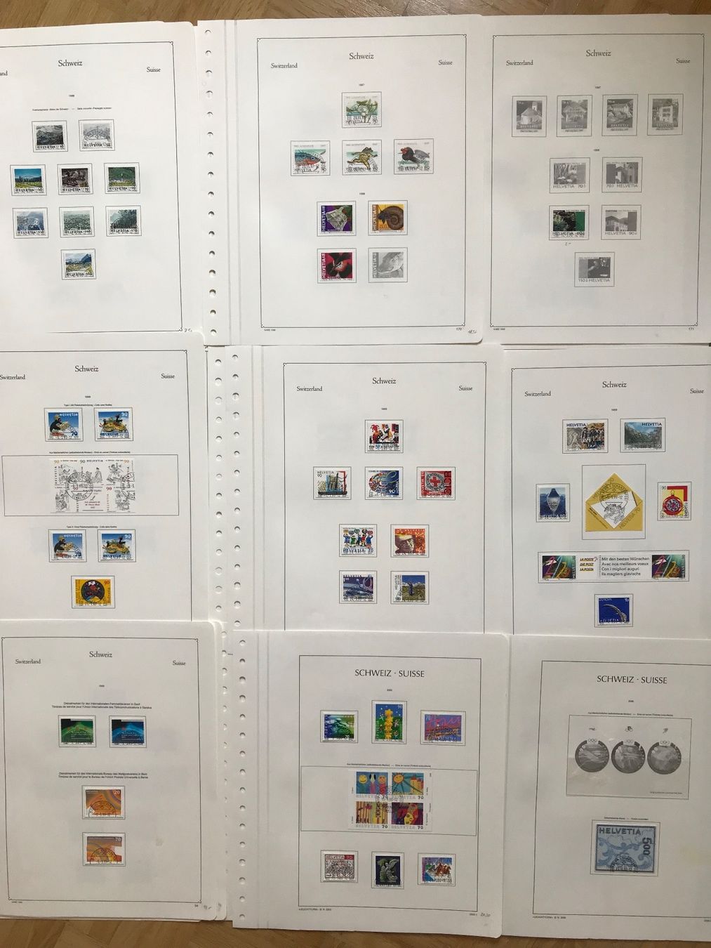 Tous les timbres: Schweizer Briefmarkensammlung ab 1988 - 2005 – D'occasion à stäfa par brandy66 3