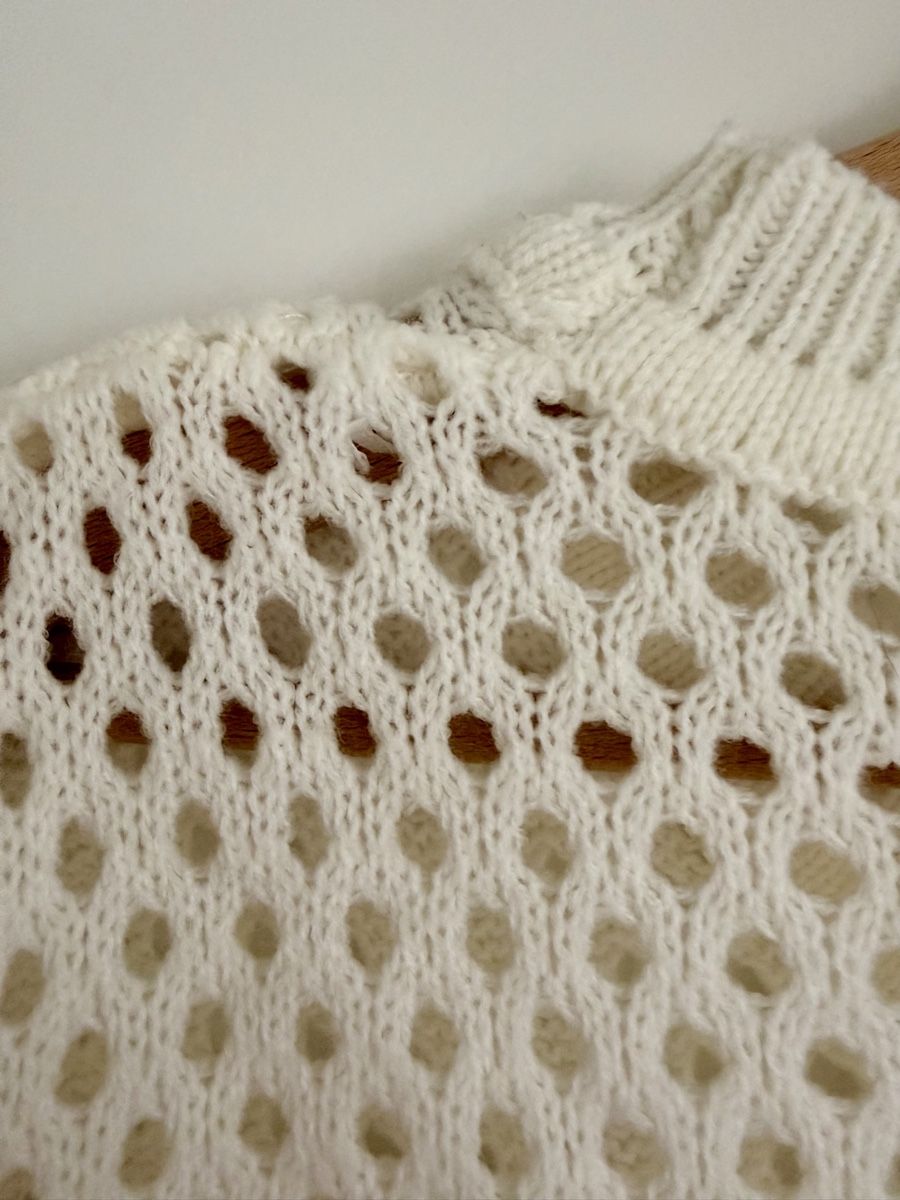 Pullover & Sweatshirts: Damen Pullover Chicoree gehäkelt cremeweiss Grösse M – Neu (gemäss Beschreibung) aus Heiligenschwendi von maerchen2008 3