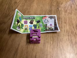 Minecraft Sammelfigur lila neu