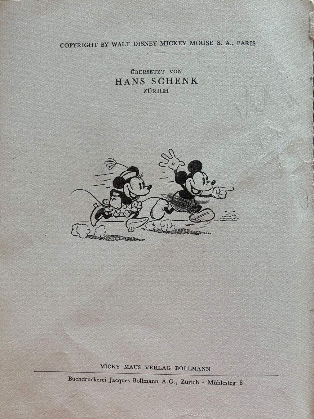 BD: Walt Disney, Micky Maus, Pop-up-Kinderbuch, 1936, EA, Comics – D'occasion à Frauenfeld par Merk52 4