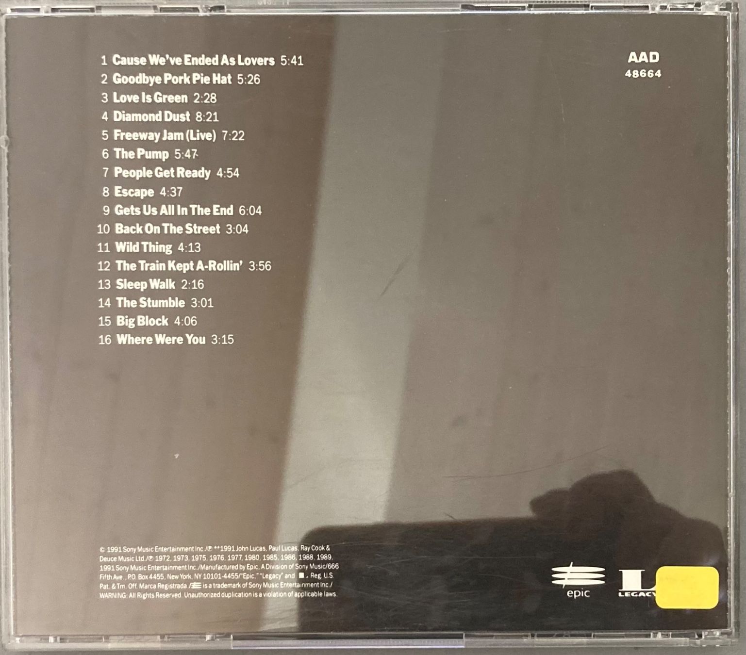 CDs: JEFF BECK - BECKOLOGY – D'occasion à Poliez-Pittet par Newtown-Records 1