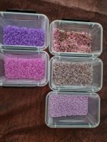 Perlenmix, Rocailles, Basteln, DIY, ca. 1.5kg, Lila, Top!