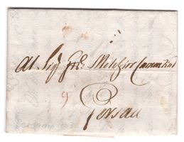 Brief (Rechnung) mit Inhalt von Bergamo nach Gersau 1803
