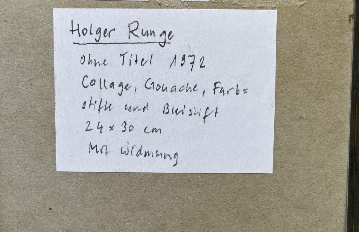 Dipinti: Original Collage von Holger Runge 1972 – Usato da Gelterfingen venduto da liq-nator 7