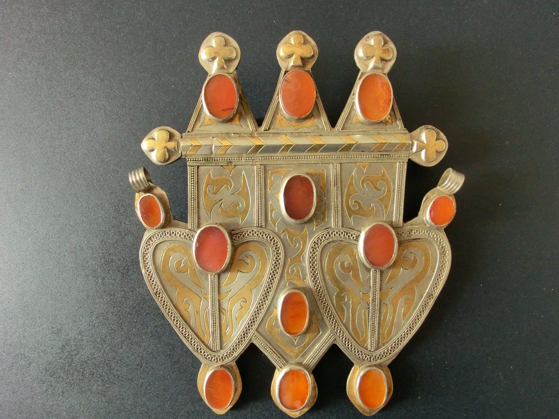 Ciondoli: ANTIKER TURKMENEN - BRUST - SCHMUCK – Usato da Basel venduto da wyba44